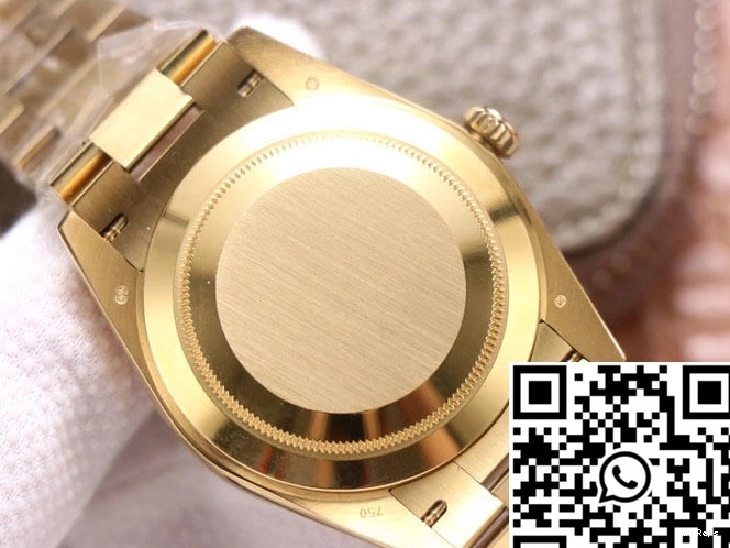 M228348RBR-0001 Factory EW Dial Day-Date Gold Black Rolex Yellow 0420